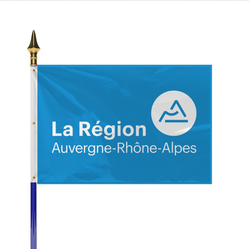 Drapeau Région Auvergne Rhône Alpes Faber France