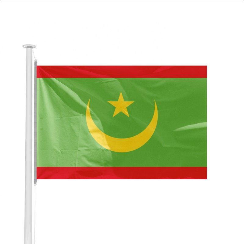 Drapeau Mauritanie / Mauritanien / 145 cm X 90 cm / Livraison gratuite